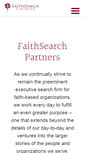 Mobile Screenshot of faithsearchpartners.com